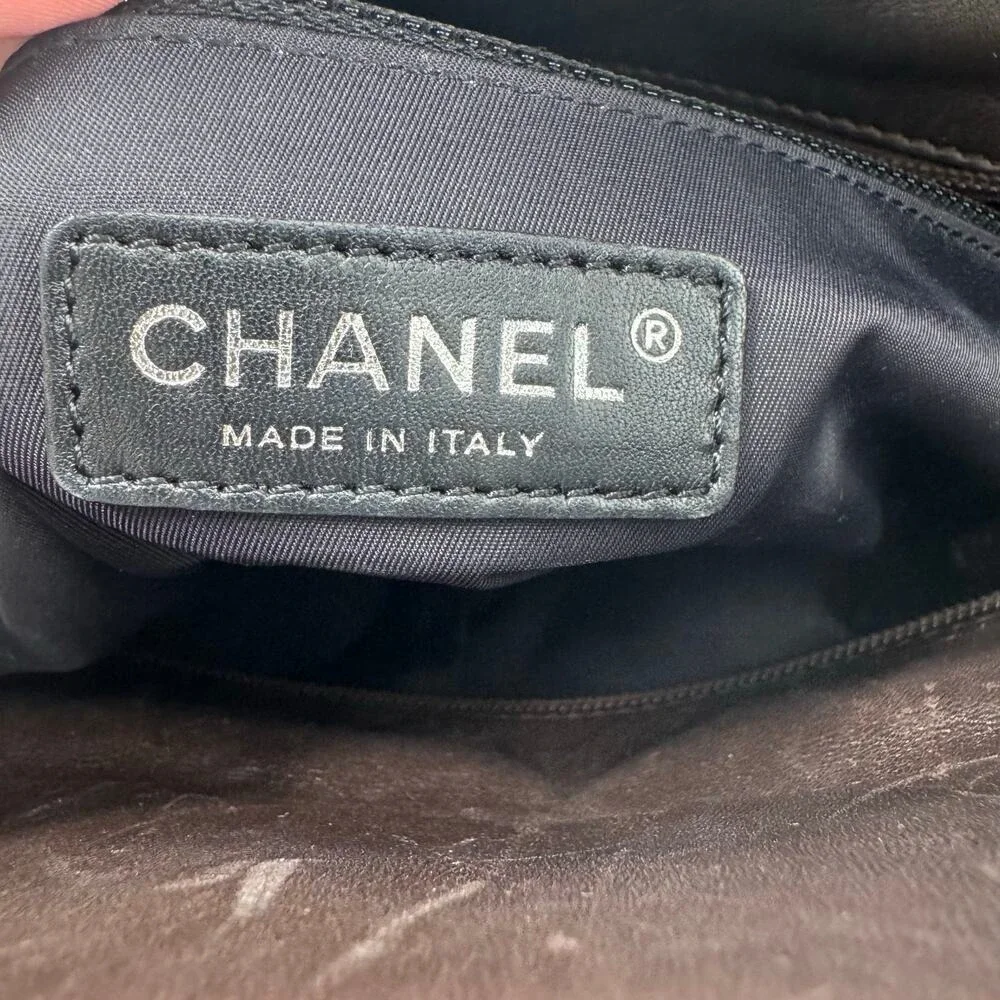 Chanel Paris Biarritz Calfskin Fantasy Faux Fur Shopper Tote Series 14 Authentic